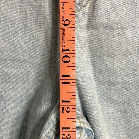 Zara women’s high waisted light Blue Jeans size - Picture 4 of 8